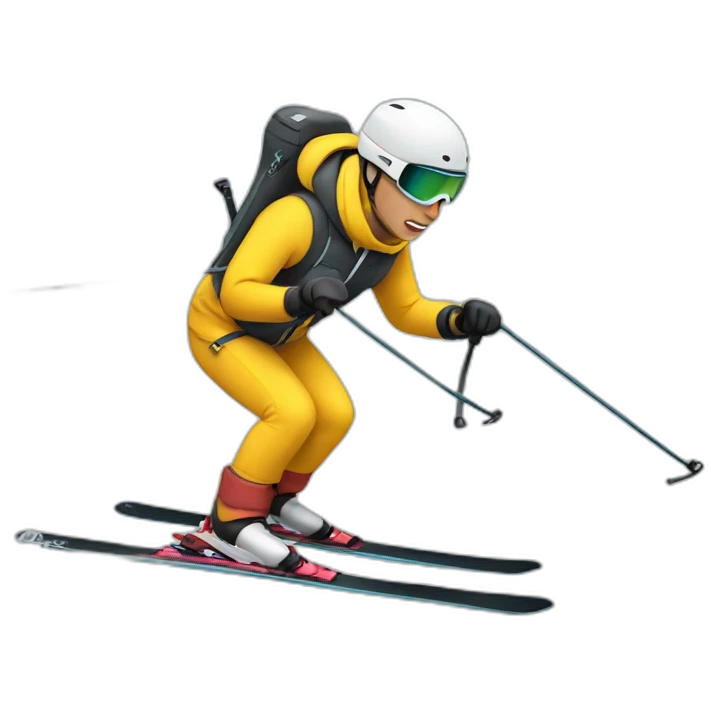 skieur emoji