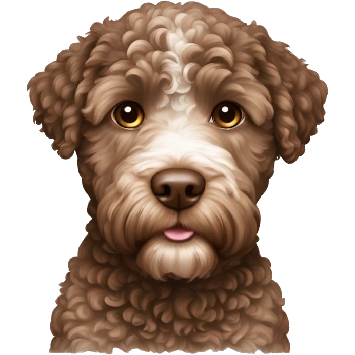 lagotto romagnolo brown emoji
