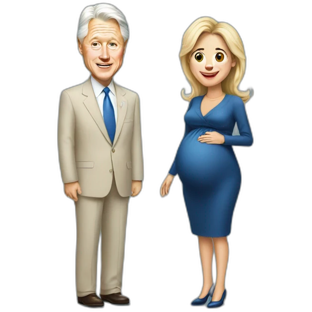 pregnant bill clinton emoji