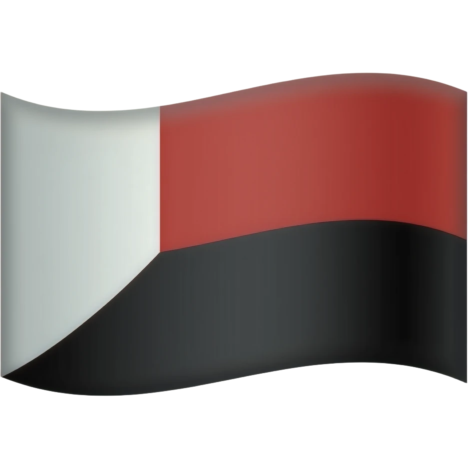 can you create a white-red-black tricolour emoji