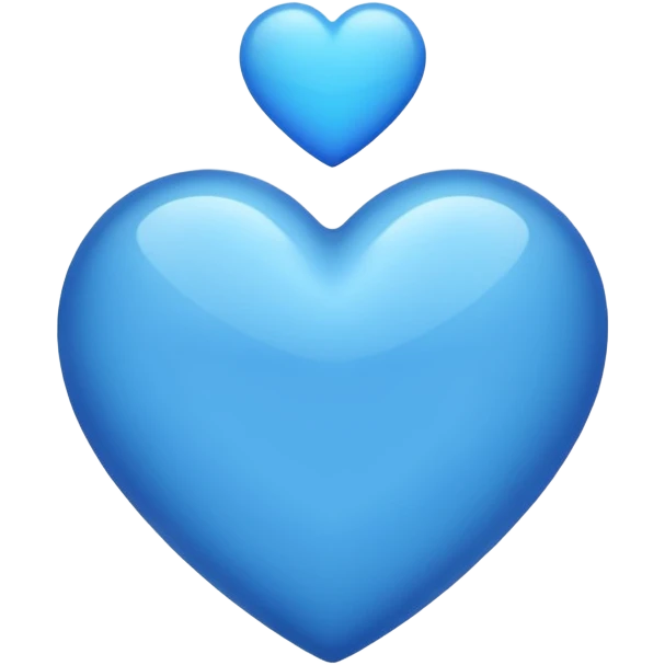 Blue heart emoji