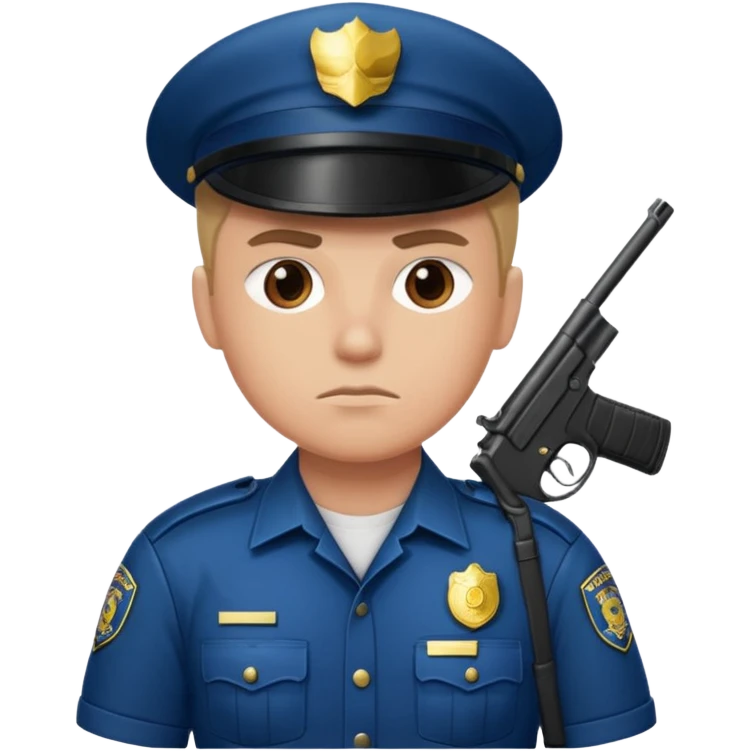 fully armed cop emoji