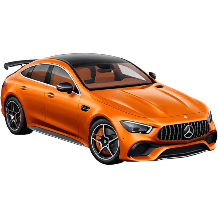 Mercedes amg gt 63 orange colour emoji