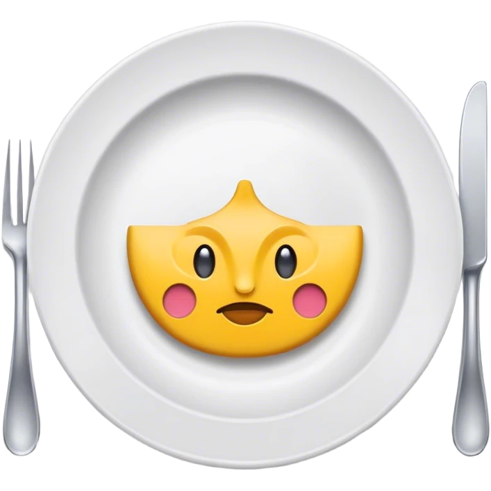 plate with foo emoji