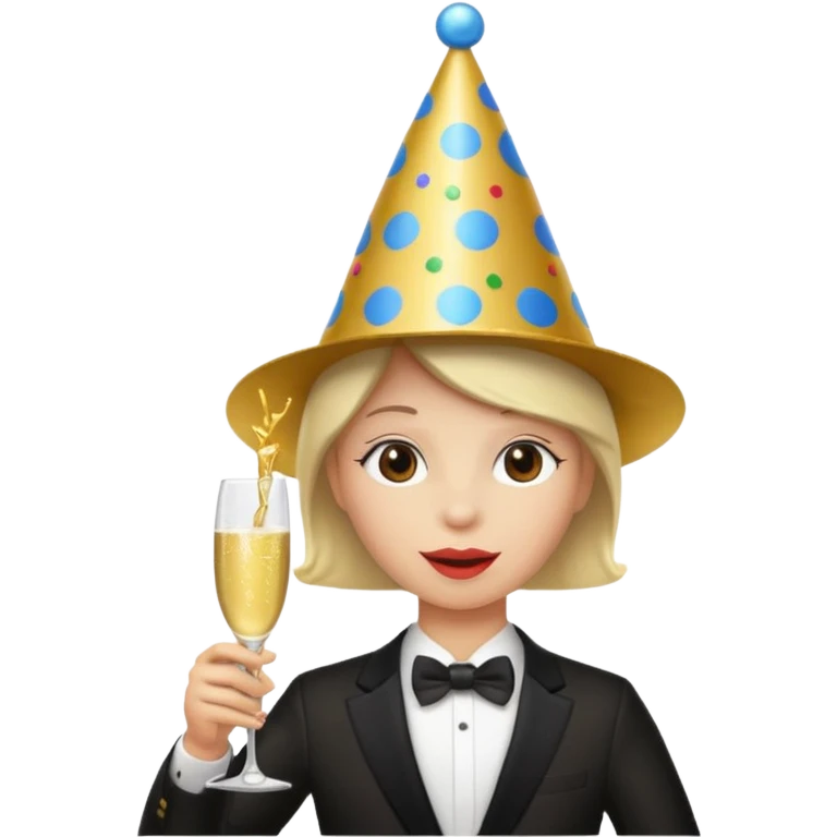 Jet champagne new years 2025 emoji
