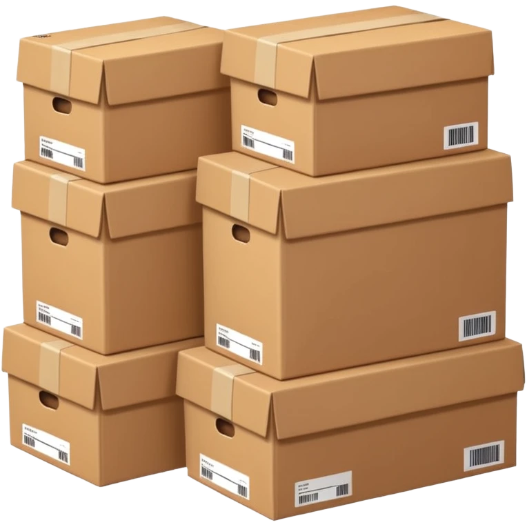 create a realistic emoji showing logistics in a efficent way emoji