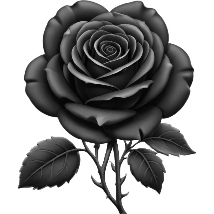 I need black rose emoji in small to send not picture  emoji