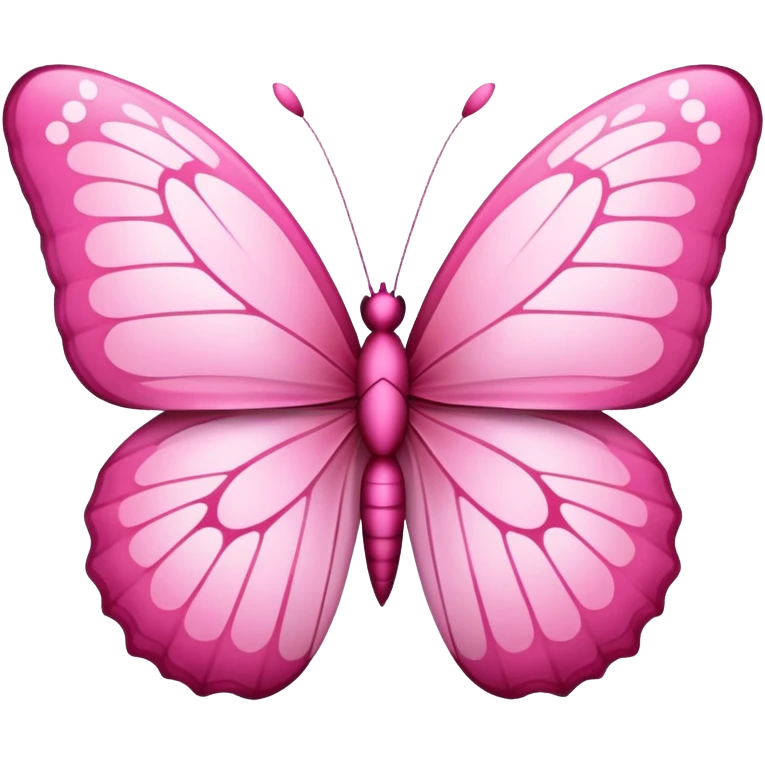 Pink Butterfly emoji