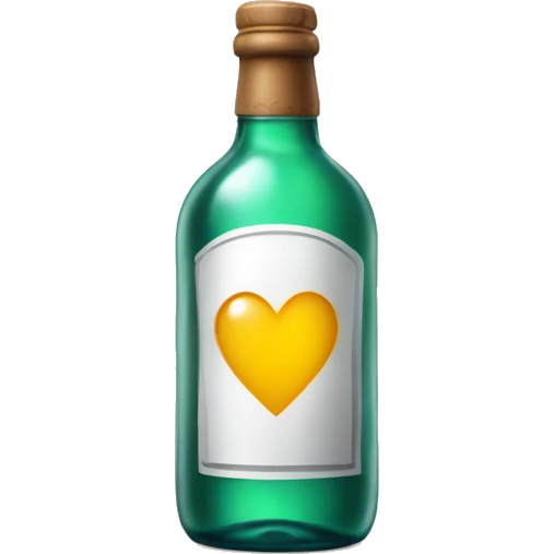 Bottle of alcool  emoji