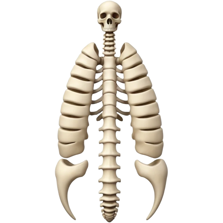 human spine emoji  emoji
