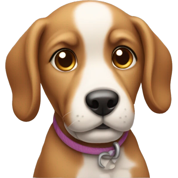 puppy with two tails emoji