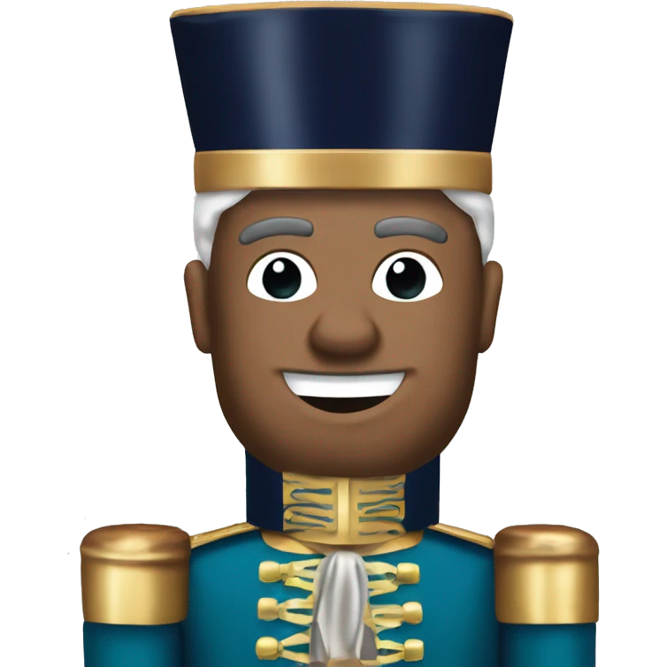 3 themed Christmas nutcrackers emoji