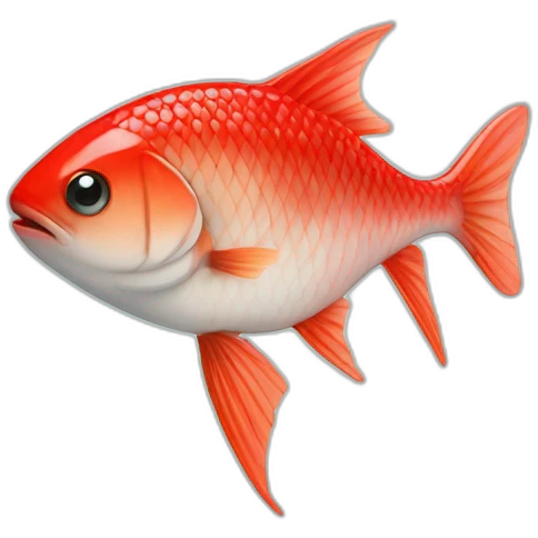 Poisson sur fraise emoji