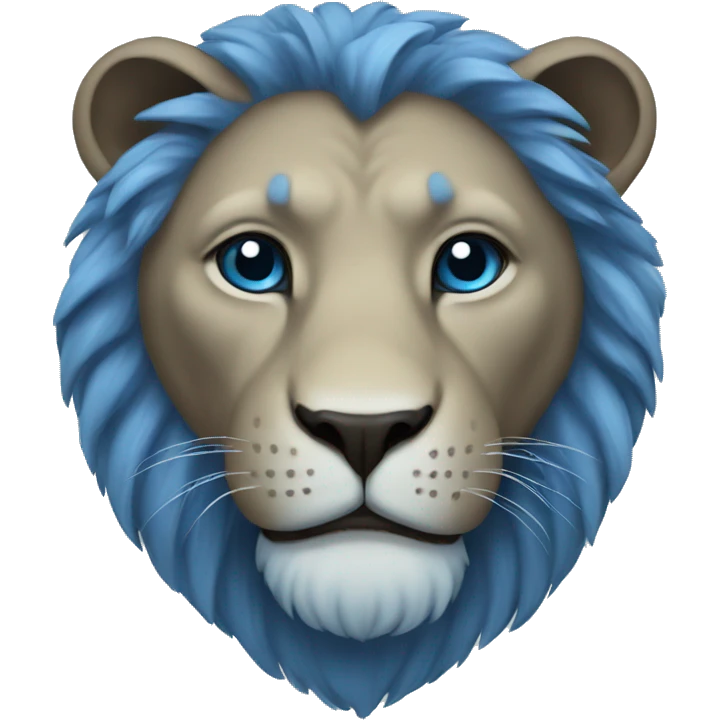 blue lion emoji
