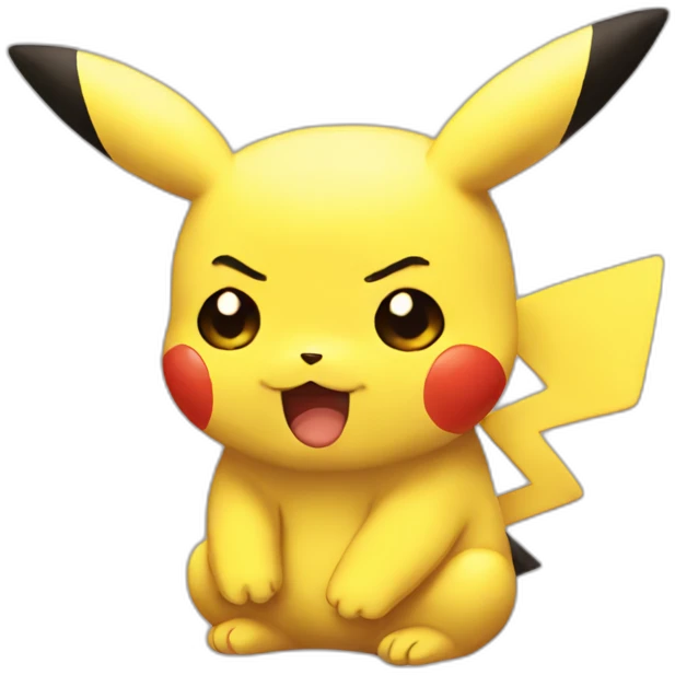 tired pikachu emoji