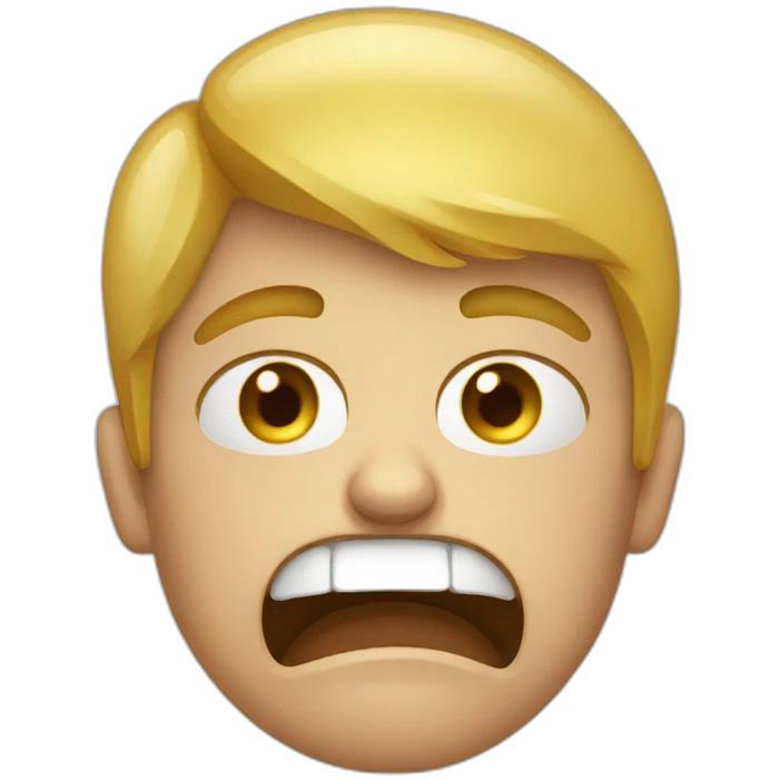 angry and crying face emoji