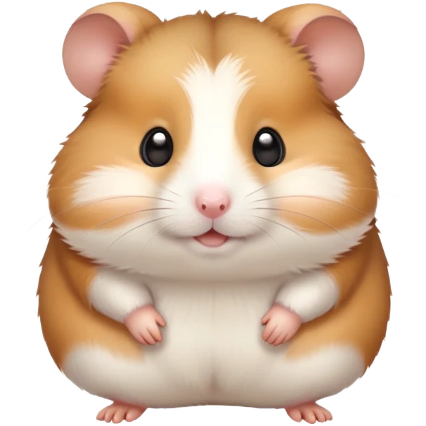 cute hamster with chubby cheeks emoji