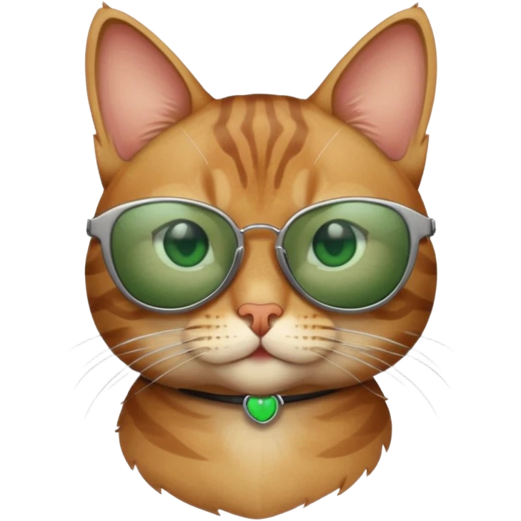 Cat wearing sunglasses emoji