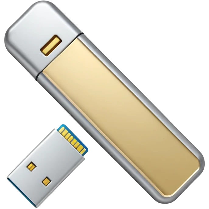 USB flash drive emoji