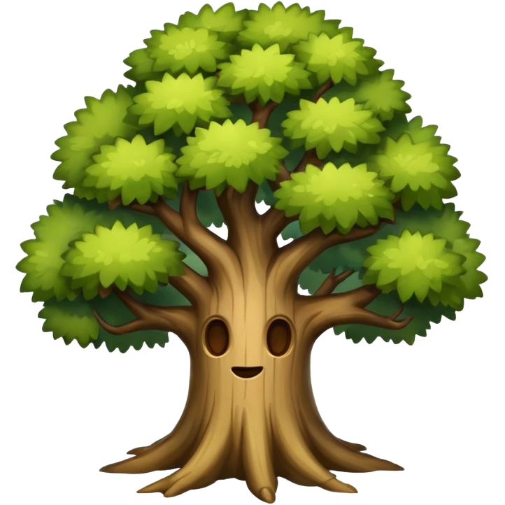 old tree  emoji