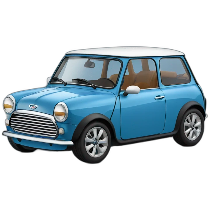 Blue Mini Cooper emoji