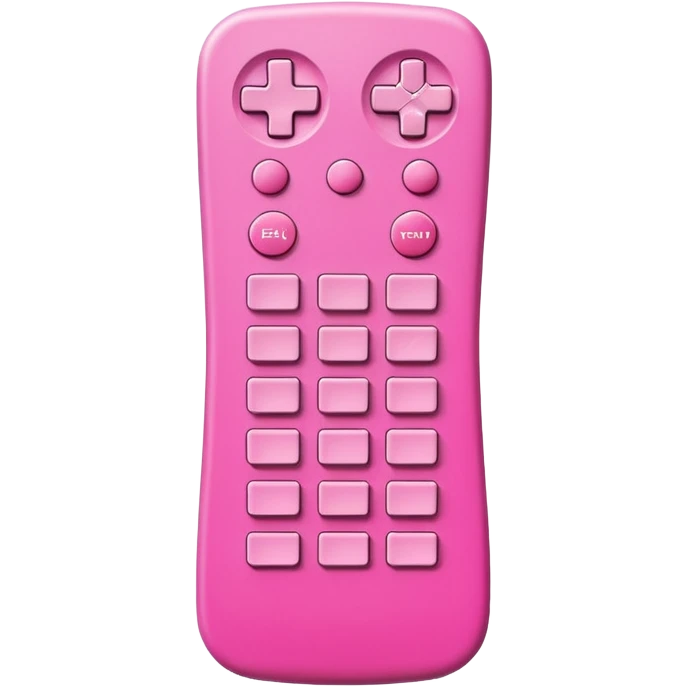 Pink TV remote  emoji