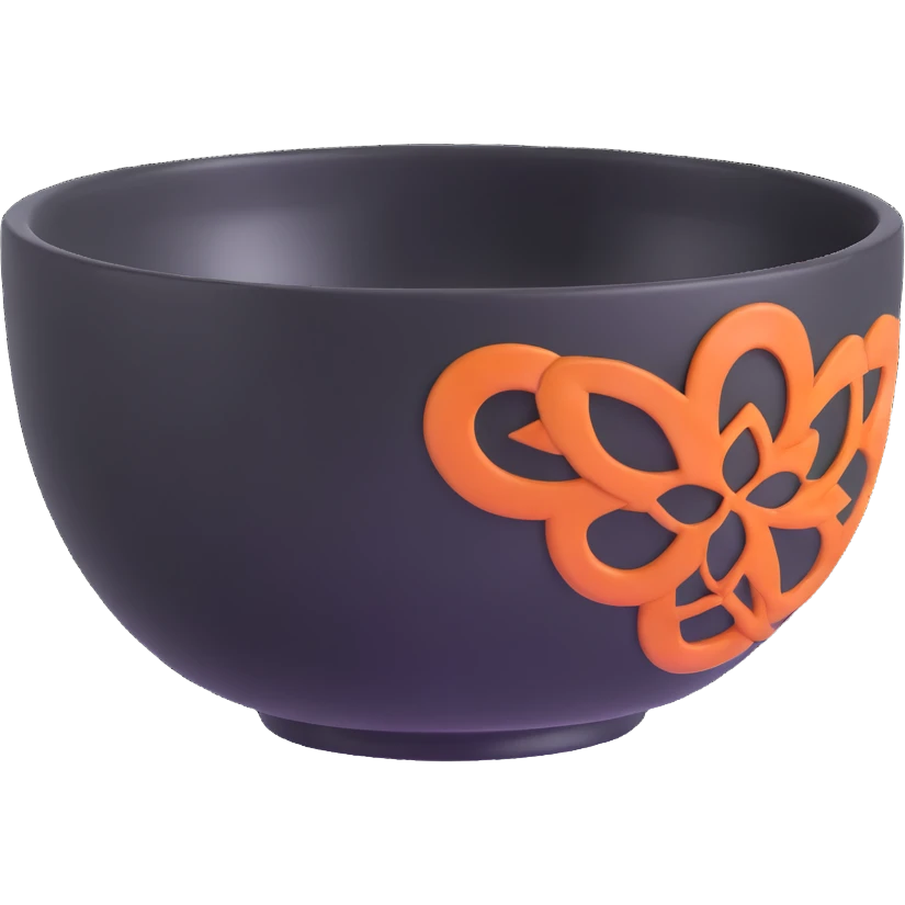decorative ceramic bowl emoji