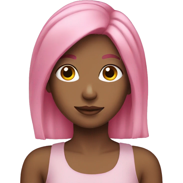 girl with pink hair emoji