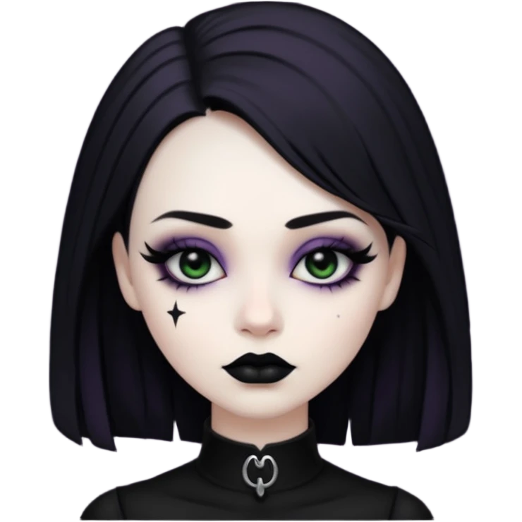Goth baddie  emoji
