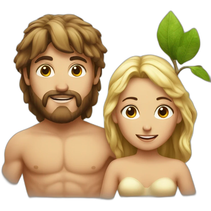 Adam and eve emoji