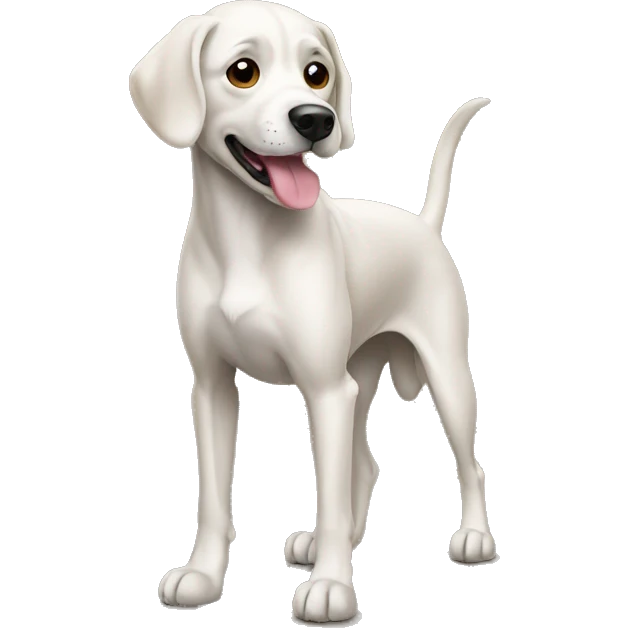 Three legged dog emoji