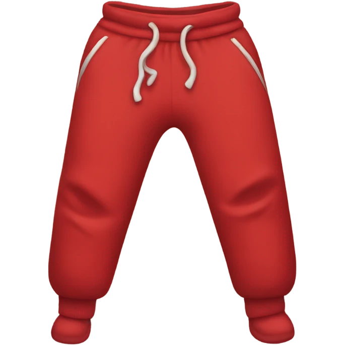 Red sweatpants  emoji