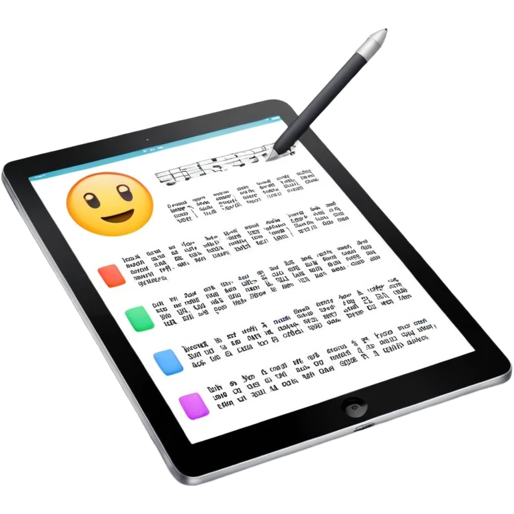  IPAD NOTAS emoji