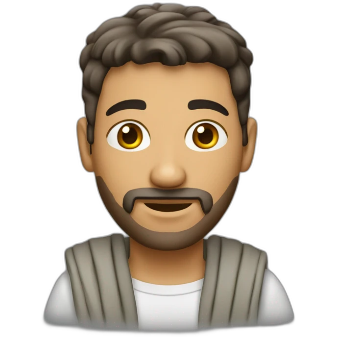 Un homme porte djellaba emoji