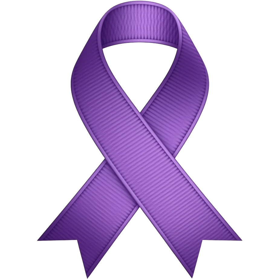 Laço roxo emoji