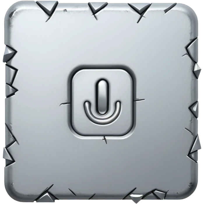 metal wall nail emoji