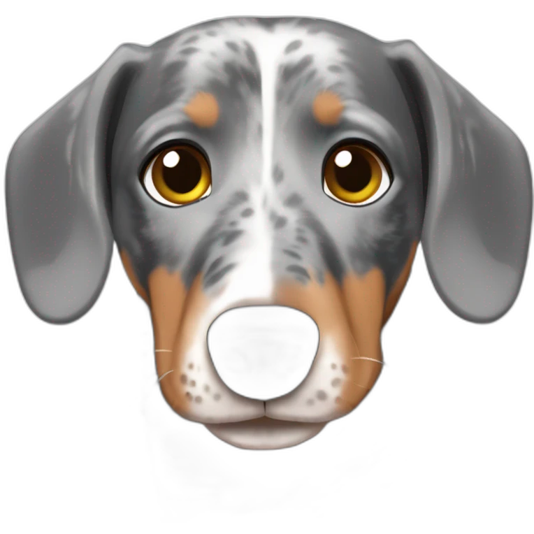 Merle dachshund emoji