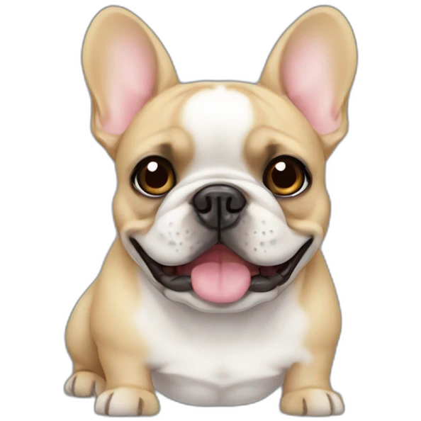 Cute little French Bulldog emoji