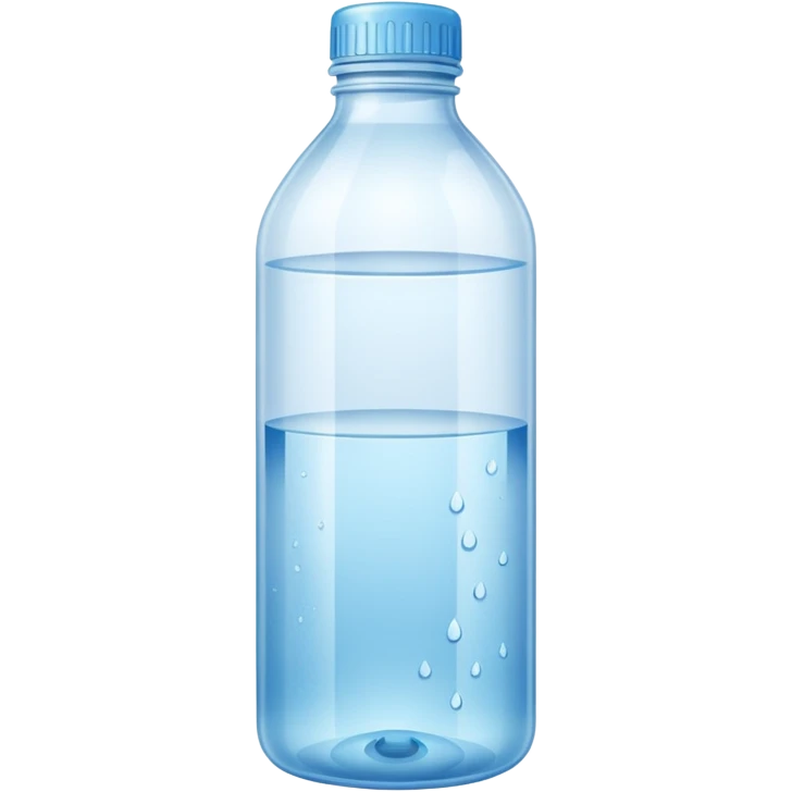 Make a bottle of water emoji