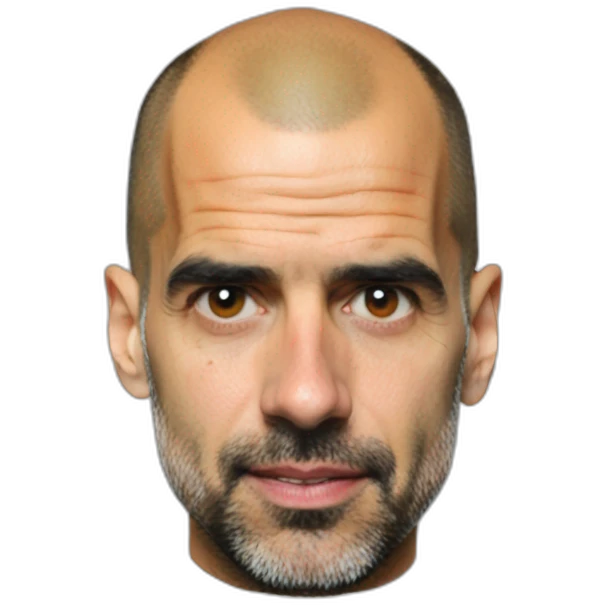 pep guardiola head emoji