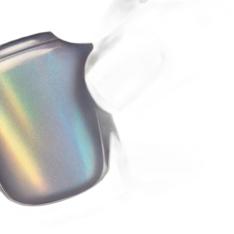 Holographic nail polish emoji