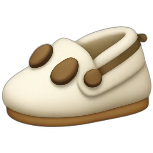 mini chaussons emoji