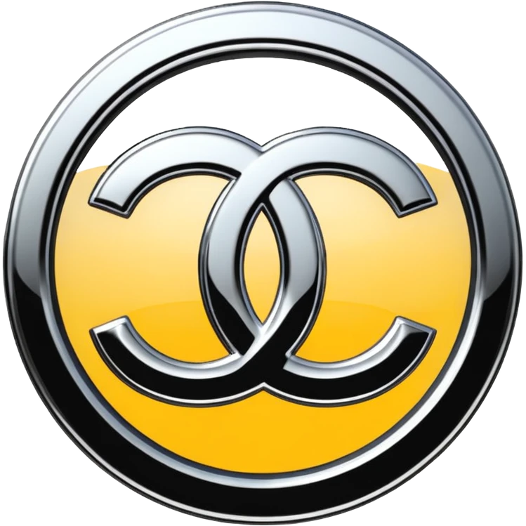 Chanel sport logo chrome glossy emoji