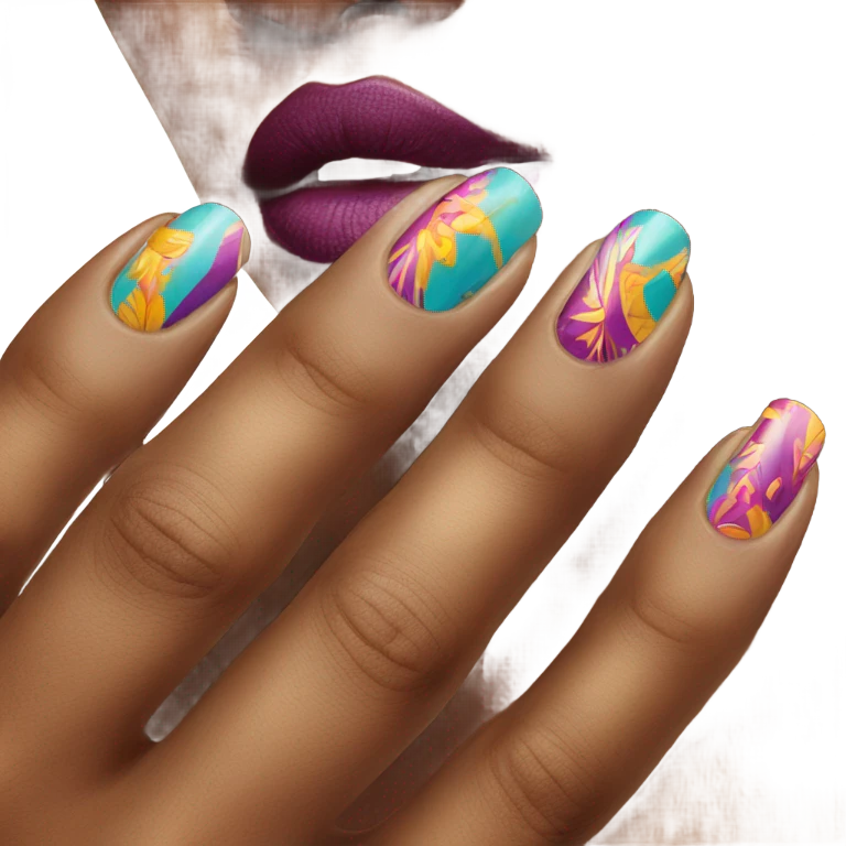 Nails done emoji