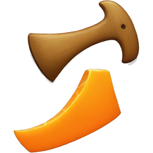 orange axe emoji