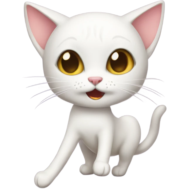 Ballet cat emoji