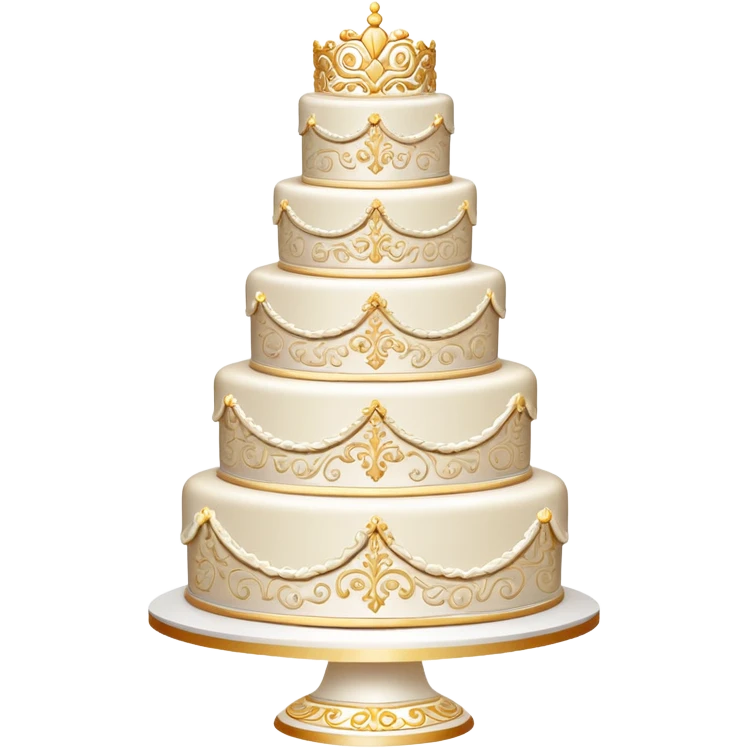 Wedding cake emoji