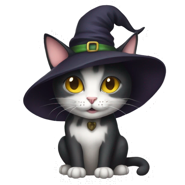 witch cat emoji