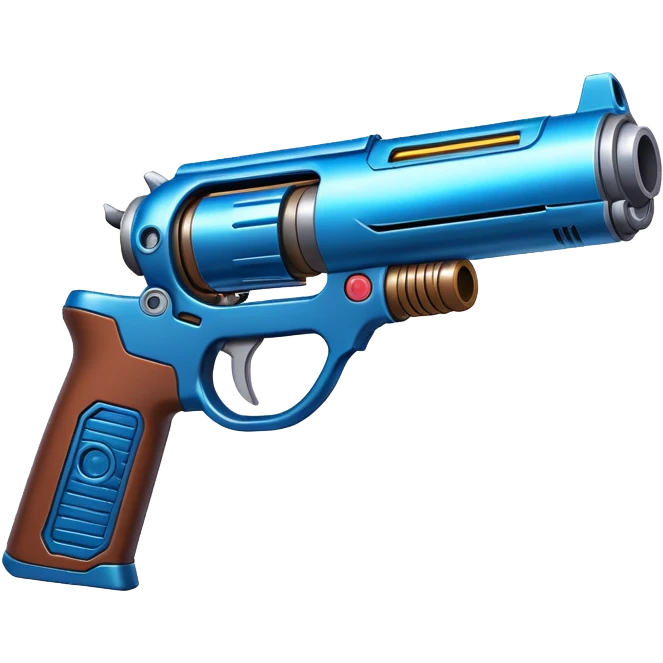 Star-Lord's quad blaster gun glowing emoji