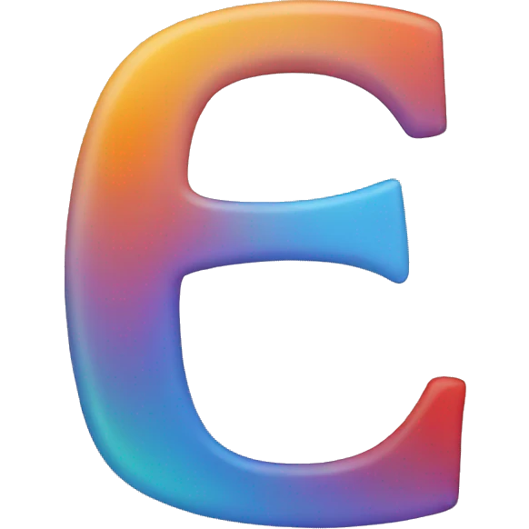 letter E emoji